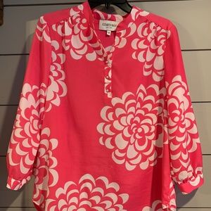 Elizabeth McCay floral blouse
